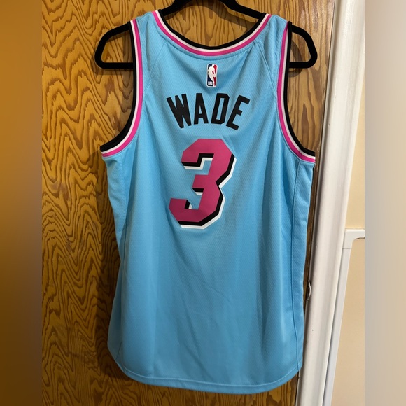 NBA Miami Vice 2019-20 City Edition Swingman Jersey - Wade - Picture 2 of 4